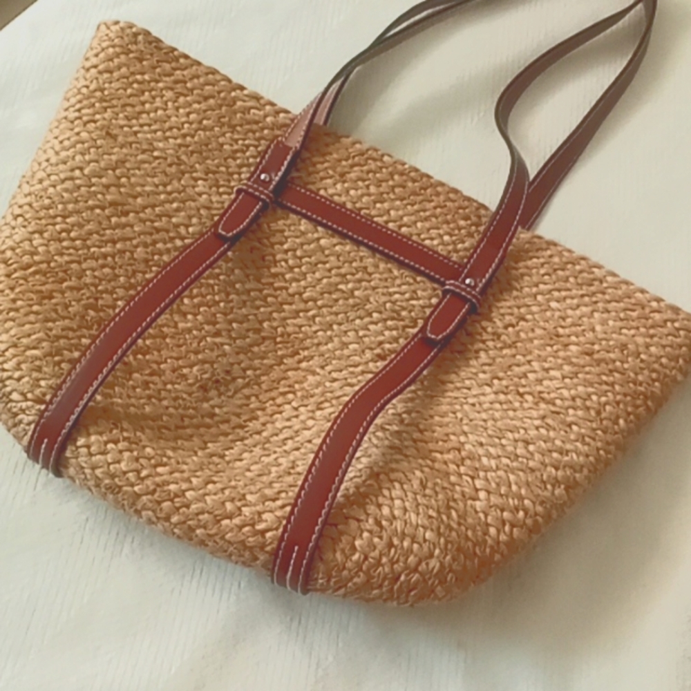 ZARA Shoulder Bag. Wheat-Woven